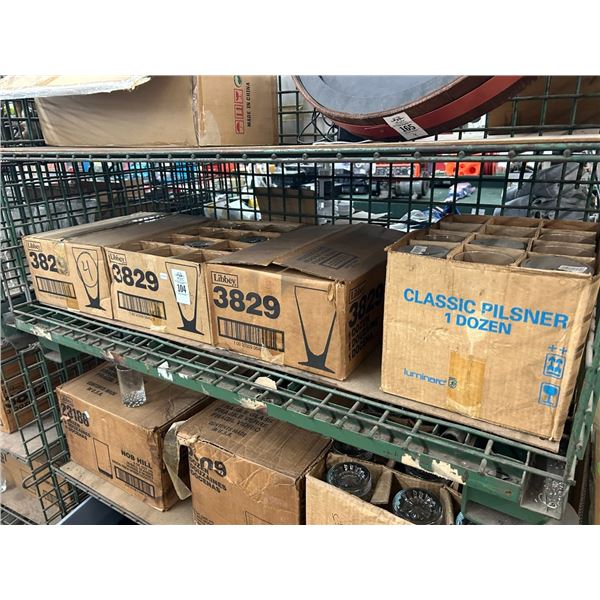Asst. Glassware  8 Case  - 2 Shelves
