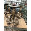 Image 2 : 15-Cast/Brass  3 Frog Candlestand - 15 X $
