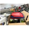 Image 3 : Asst. Supplies, Knives, Utensils, Portion Cups - Top Shelf