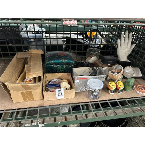 Paint Brush, Patches, Camera, Shakers, Storage Box, Décor