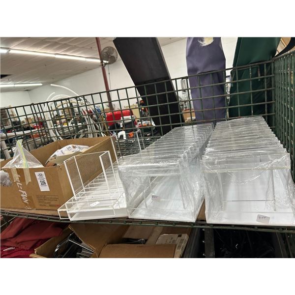 Plexi Glass Merchandisers, Oster Blender, Asst. Supplies