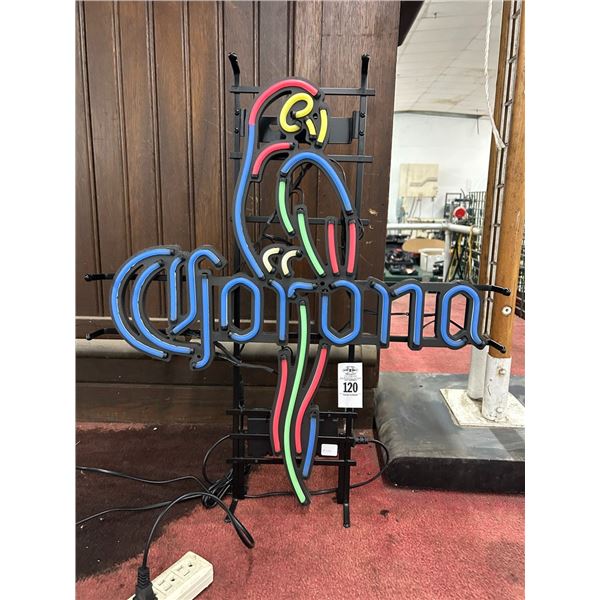 Corona Parrot Neon Advertising Sign - No Shipping