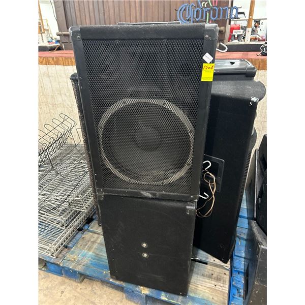 6-Pyle/Mackie Stage Speakers - 6 X $