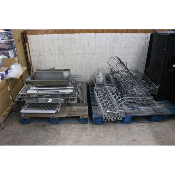 Merchandising Baskets, Gridwall - 2 Pallets