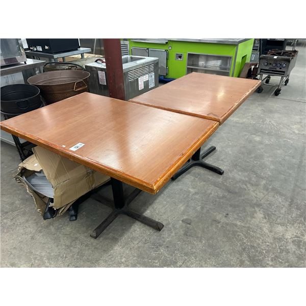 Cherry Rectangular Dining Tables - Pair