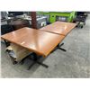 Image 1 : Cherry Rectangular Dining Tables - Pair