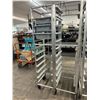 Image 1 : Alum Double Tray Cart w/3 Bus Pans