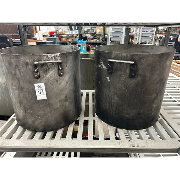 Large Stock Pots - Pair