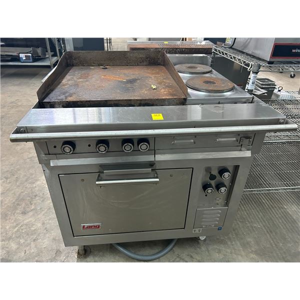 Lang Electric Flat Grill Double Range Oven