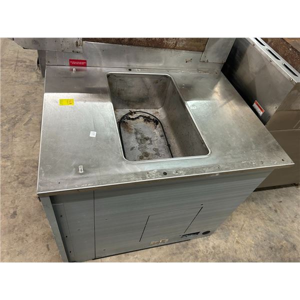 SS  2'  X  30"  Food Warmer Work Station
