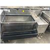 Image 1 : Glass Tender 4'  Work Station, Ice Bin, Drain Board, Double Speed Rail