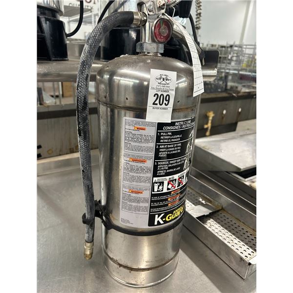 K Guard SS  HPS  Fire Extinguisher in Green