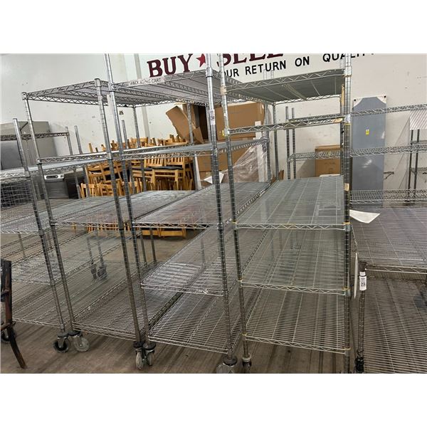 3-Metro Large  4/ 5 Shelf Cart - 3 X $