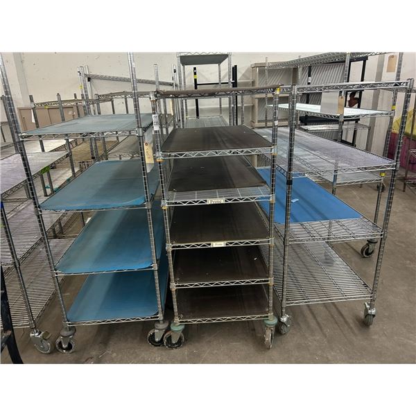 3-Metro  4/ 6 Shelf Cart - 3 X $