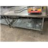 Image 1 : SS  5'  Table w/Opener Sleeve, Undershelf