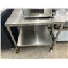 Image 1 : SS  3'  X  3'  Rolling Table w/Undershelf