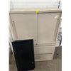 Image 1 : Tan Metal Storage Cabinet