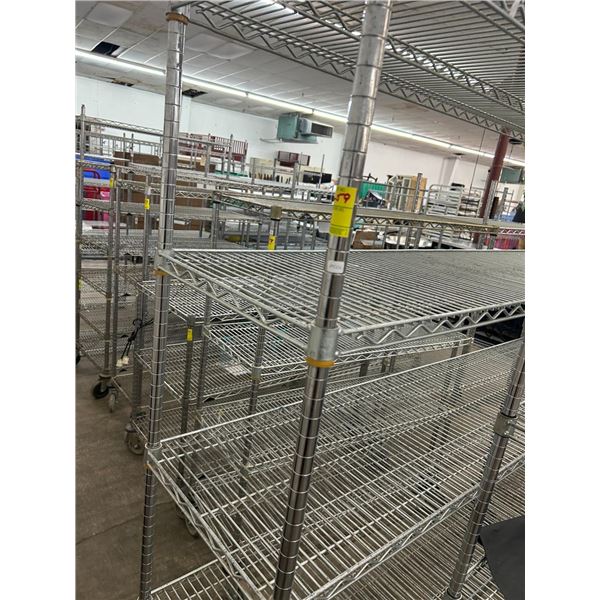 Metro 6' W  5 Shelf Cart