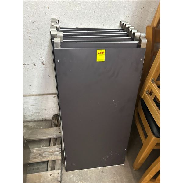 Hanging Black  18"  X  3'  Hook Panels - 9