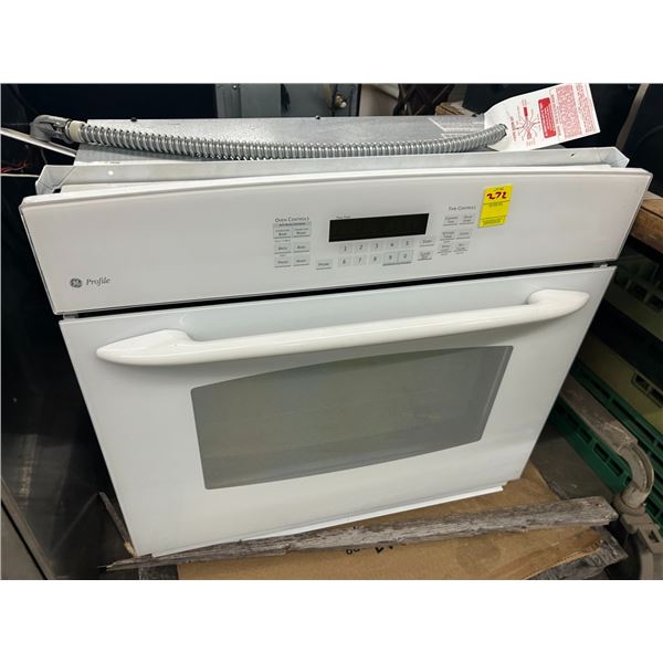GE Profile White in Cabinet Convection Oven