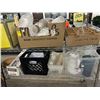 Image 6 : Asst. Lamp Glass, Pitchers, Condiments, Bowls - 2 Shelves