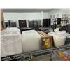 Image 2 : To Go Containers, Poly Aprons, Cast Skillets, Scales, Asst. Suplies - 4 Shelves
