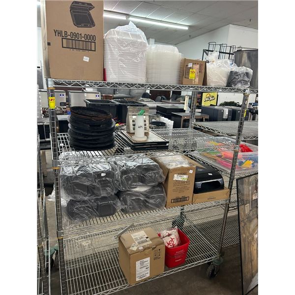 Metro 4 Shelf Cart