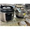 Image 1 : Pressure Cooker, Sauce Pan, Cambro Bin, Utensils