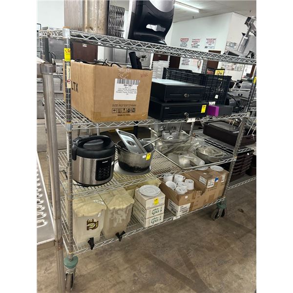 Metro 4 Shelf Cart