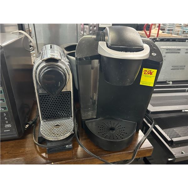 Keurig Coffee Maker, Bean Grinder, Bin