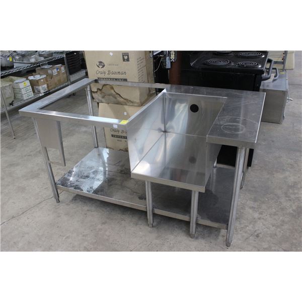 4' SS Worktable