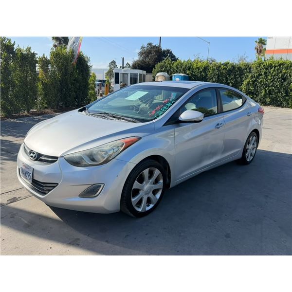 HYUN ELANTRA 2012 SALV-T-DON SMOG