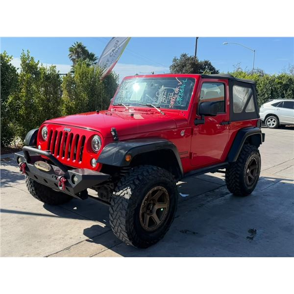 JEEP WRANGLER 2016 O/S-T- SMOG- 2 DAYS
