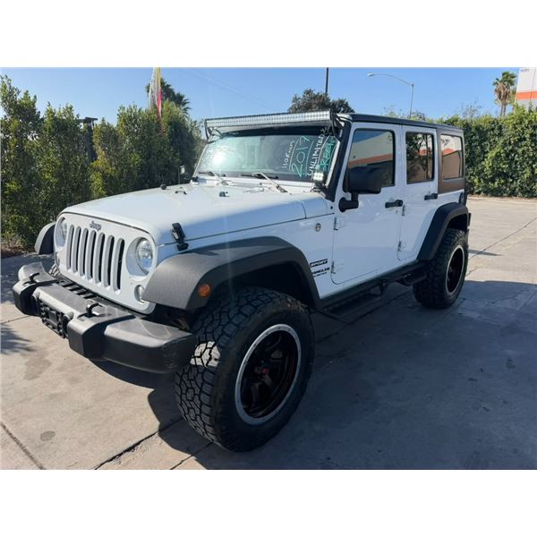 JEEP  WRANGLER 2017 O/S TITLE 2 DAYS