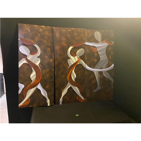 3 Piece metal wall art