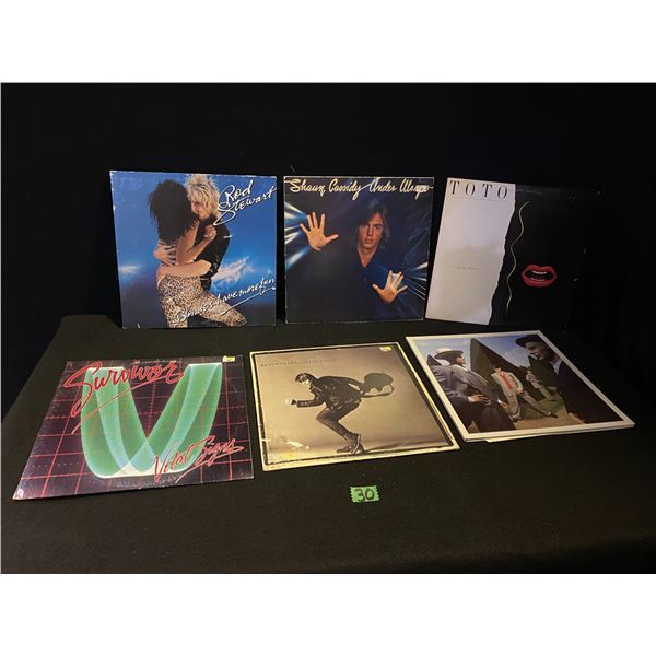 6 Record albums featuring rock artists