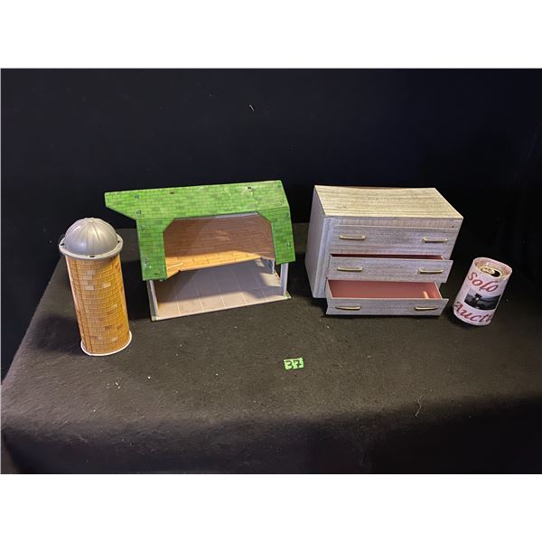 Vintage Lazy-Day farm made of tin, jewellery box