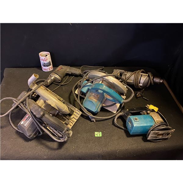 Circular saws, jig saw, drill and more
