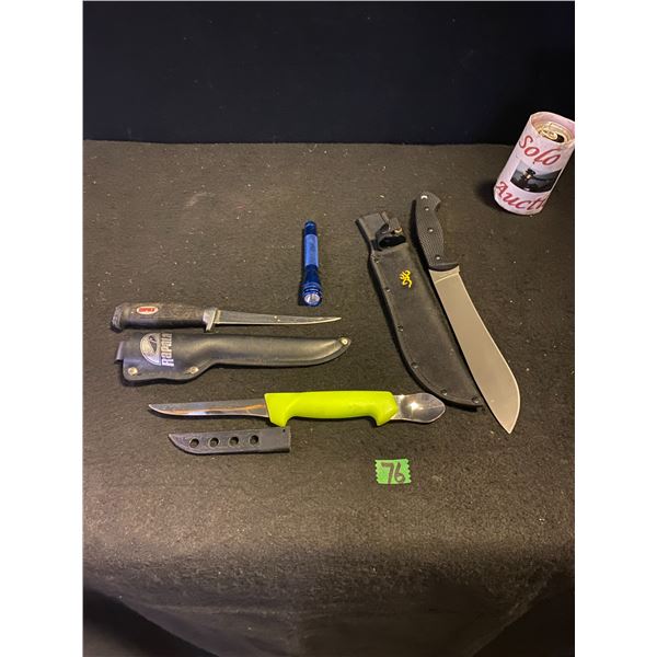 Lot of knifes