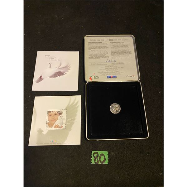 1999 Canadian collector's coin and stamp set
