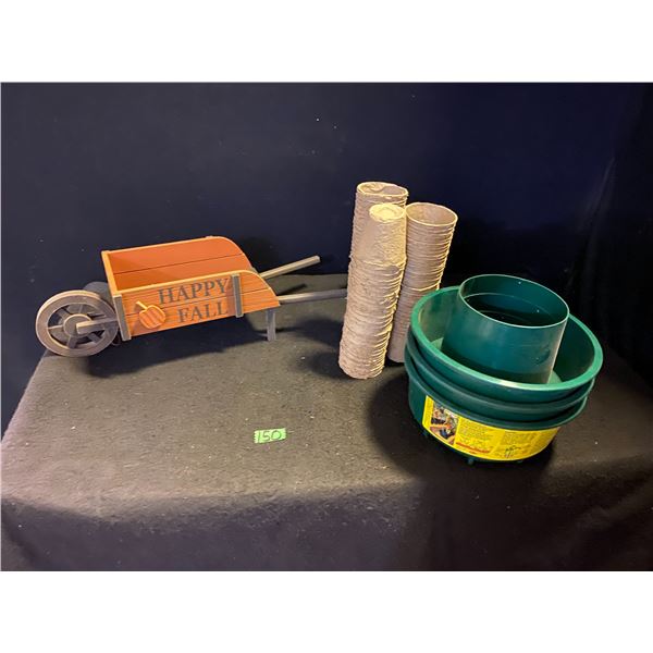 Lot of garden items