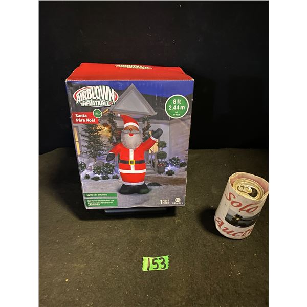 Large inflatable Santa lawn ornament