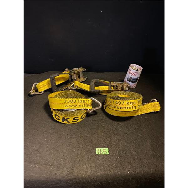 Erickson heavy duty ratchet tie-down straps