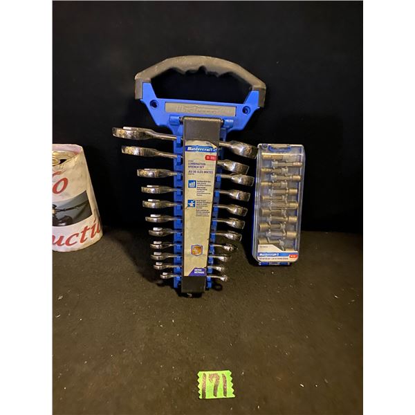 Cresent wrenches and socket set