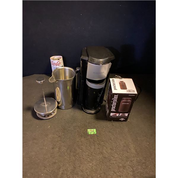 Coffee maker, coffee press and more