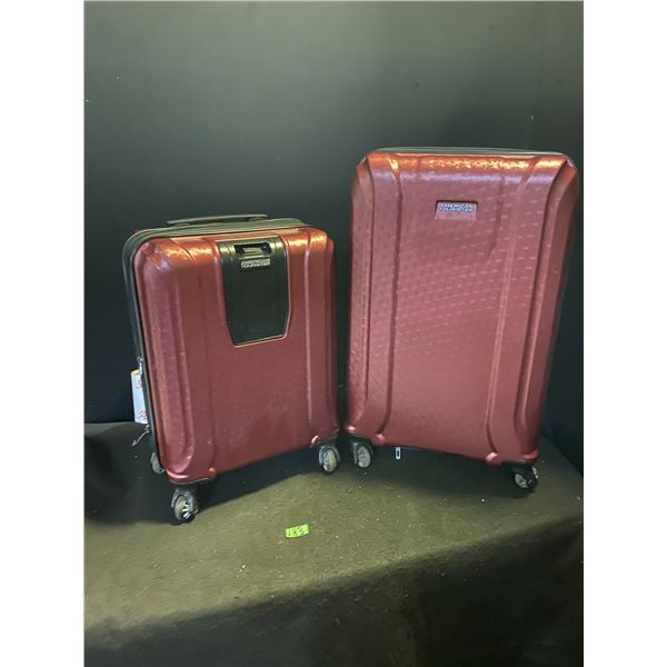 2 Piece hard shell carry-on luggage set - American Tourist