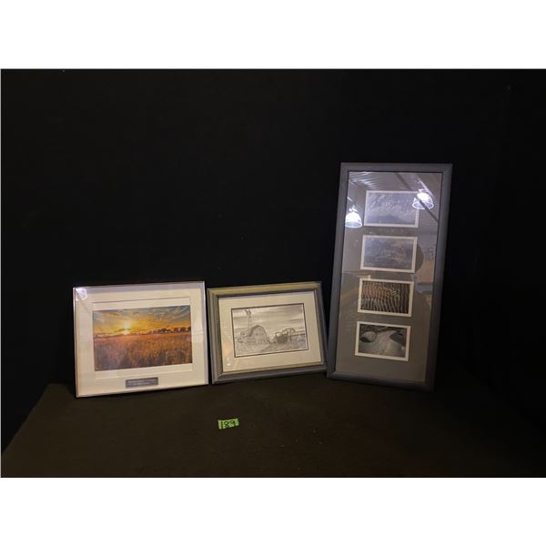 2 Pieces of framed wall art