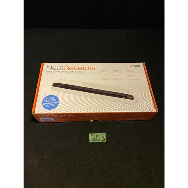 Mobile scanner and digital filing system