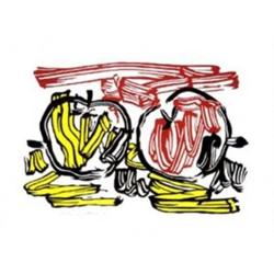 "Red Apple and Yellow Apple" Lichtenstein