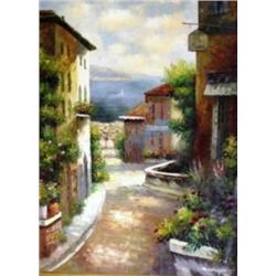 R Moryano "Town view"